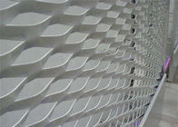 Dekorasi Aluminium Diperluas Logam Mesh Fasad Cladding Woven Wire Mesh